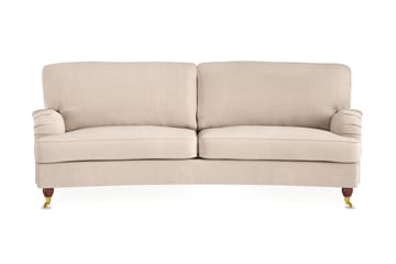 Howard Lyx 3-sits Svängd Tygsoffa - Beige - Möbler - Soffa - Howardsoffor