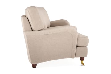 Howard Lyx 3-sits Svängd Tygsoffa - Beige - Möbler - Soffa - Howardsoffor