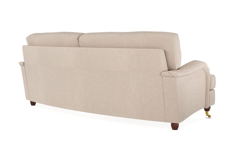 Howard Lyx 3-sits Svängd Tygsoffa - Beige - Möbler - Soffa - Howardsoffor