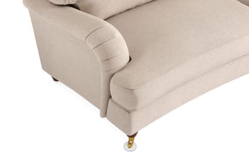 Howard Lyx 3-sits Svängd Tygsoffa - Beige - Möbler - Soffa - Howardsoffor