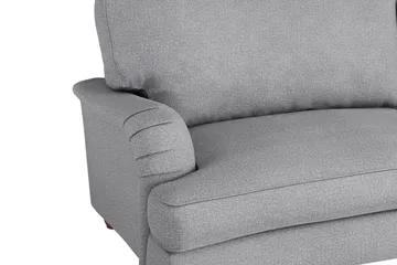 Howard Lyx 3-sits Svängd Tygsoffa - Ljusgrå - Möbler - Soffa - Howardsoffor