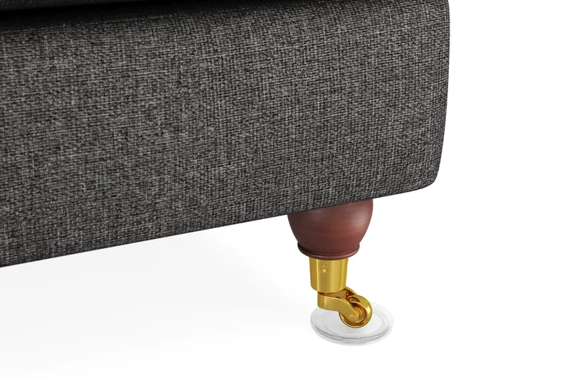 Howard Lyx 3-sits Tygsoffa - Mörkgrå - Möbler - Soffa - Howardsoffor