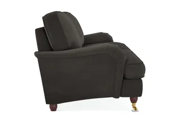Howard Lyx 4-sits Manchestersoffa - Mörkgrå - Möbler - Soffa - Howardsoffor