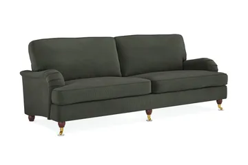 Howard Lyx 4-sits Manchestersoffa - Mörkgrön - Möbler - Soffa - Howardsoffor
