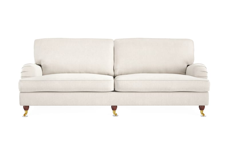 Howard Lyx 4-sits Sammetssoffa - Krämvit - Möbler - Soffa - Howardsoffor
