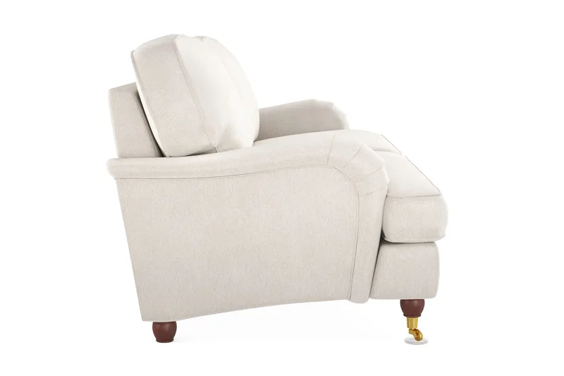 Howard Lyx 4-sits Sammetssoffa - Krämvit - Möbler - Soffa - Howardsoffor