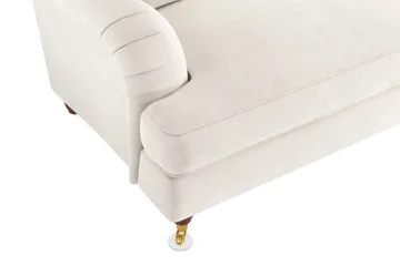 Howard Lyx 4-sits Sammetssoffa - Krämvit - Möbler - Soffa - Howardsoffor