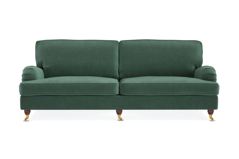 Howard Lyx 4-sits Sammetssoffa - Mörkgrön - Möbler - Soffa - Howardsoffor