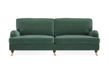 Howard Lyx 4-sits Sammetssoffa - Mörkgrön - Möbler - Soffa - Howardsoffor