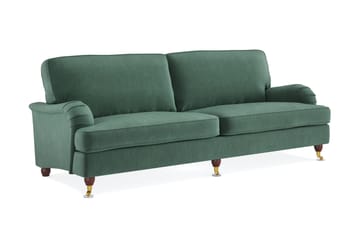 Howard Lyx 4-sits Sammetssoffa - Mörkgrön - Möbler - Soffa - Howardsoffor