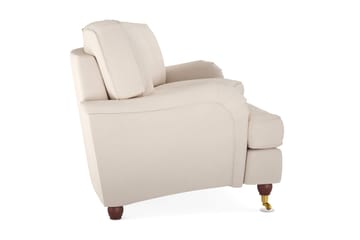 Howard Lyx 4-sits Svängd Manchestersoffa - Beige - Möbler - Soffa - Howardsoffor