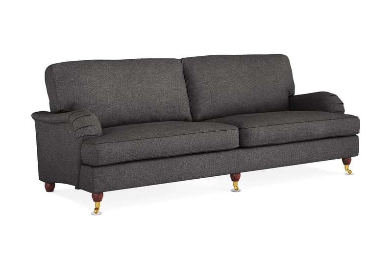 Howard Lyx 4-sits Tygsoffa - Mörkgrå - Möbler - Soffa - Howardsoffor