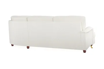 Howard Lyx 6-sits Högervänd L-formad Hörnsoffa i Bouclé - Vit - Möbler - Soffa - Howardsoffor