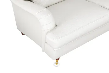 Howard Lyx 6-sits Högervänd L-formad Hörnsoffa i Bouclé - Vit - Möbler - Soffa - Howardsoffor