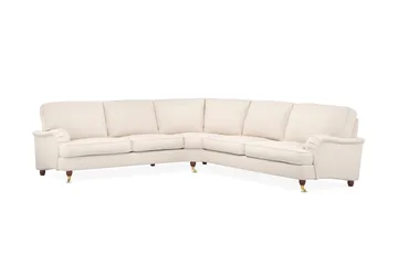 Howard Lyx 6-sits Högervänd L-formad Hörnsoffa i Manchester - Beige - Möbler - Soffa - Howardsoffor