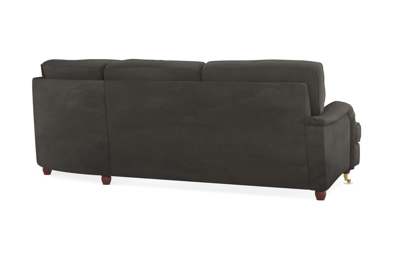 Howard Lyx 6-sits Högervänd L-formad Hörnsoffa i Manchester - Mörkgrå - Möbler - Soffa - Howardsoffor