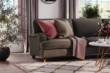 Howard Lyx 6-sits Högervänd L-formad Hörnsoffa i Manchester - Mörkgrå - Möbler - Soffa - Howardsoffor