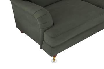 Howard Lyx 6-sits Högervänd L-formad Hörnsoffa i Manchester - Mörkgrön - Möbler - Soffa - Howardsoffor