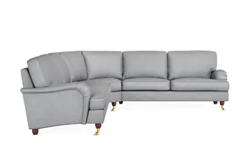 Howard Lyx 6-sits Högervänd L-formad Hörnsoffa i Tyg - Ljusgrå - Möbler - Soffa - Howardsoffor
