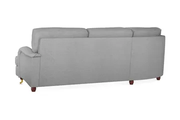 Howard Lyx 6-sits Högervänd L-formad Hörnsoffa i Tyg - Ljusgrå - Möbler - Soffa - Howardsoffor