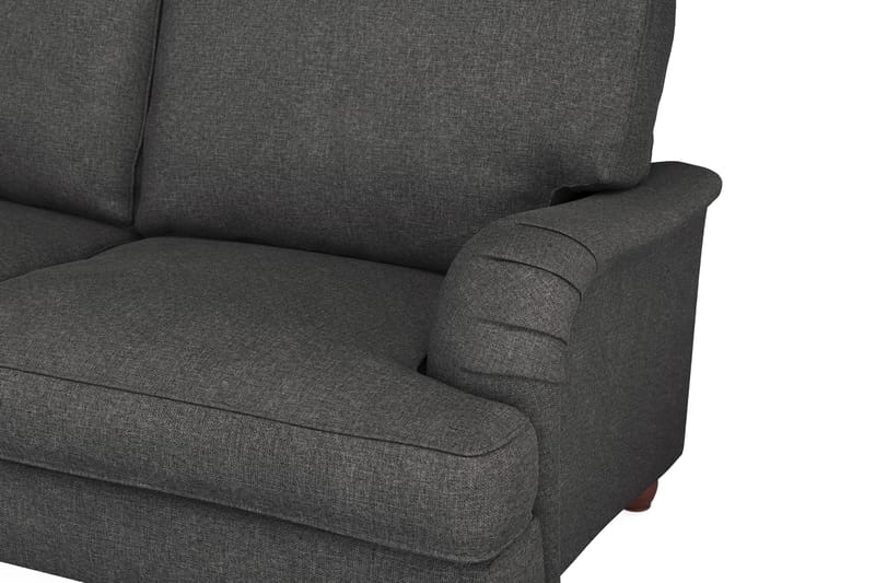 Howard Lyx 6-sits Högervänd L-formad Hörnsoffa i Tyg - Mörkgrå - Möbler - Soffa - Howardsoffor