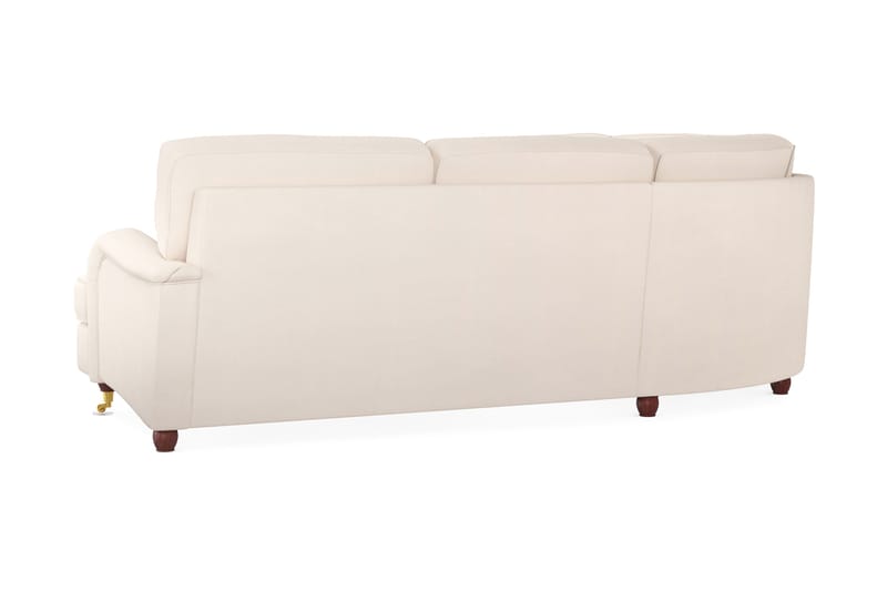 Howard Lyx 6-sits Vänstervänd L-formad Hörnsoffa i Manchester - Beige - Möbler - Soffa - Howardsoffor