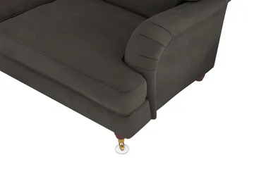 Howard Lyx 6-sits Vänstervänd L-formad Hörnsoffa i Manchester - Mörkgrå - Möbler - Soffa - Howardsoffor