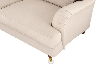 Howard Lyx 6-sits Vänstervänd L-formad Hörnsoffa i Tyg - Beige - Möbler - Soffa - Howardsoffor
