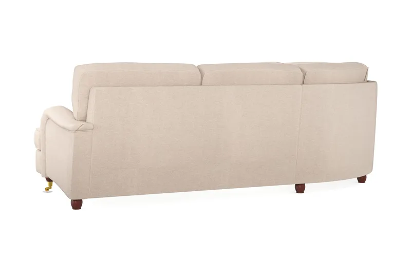 Howard Lyx 6-sits Vänstervänd L-formad Hörnsoffa i Tyg - Beige - Möbler - Soffa - Howardsoffor