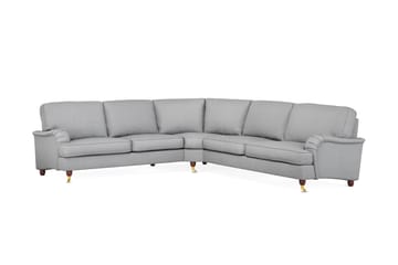 Howard Lyx 6-sits Vänstervänd L-formad Hörnsoffa i Tyg - Ljusgrå - Möbler - Soffa - Howardsoffor