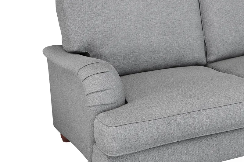 Howard Lyx 6-sits Vänstervänd L-formad Hörnsoffa i Tyg - Ljusgrå - Möbler - Soffa - Howardsoffor