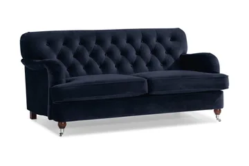 Howard Riviera 2-sits Sammetssoffa - Blå - Möbler - Soffa - Howardsoffor