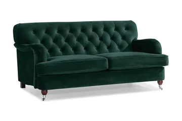 Howard Riviera 2-sits Sammetssoffa - Grön - Möbler - Soffa - Howardsoffor