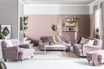 Howard Riviera 2-sits Sammetssoffa - Lila - Möbler - Soffa - Howardsoffor