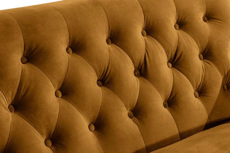 Howard Riviera 2-sits Sammetssoffa - Mörkgul - Möbler - Soffa - Howardsoffor