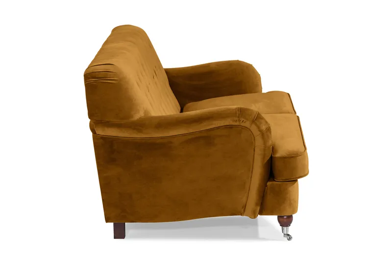 Howard Riviera 2-sits Sammetssoffa - Mörkgul - Möbler - Soffa - Howardsoffor