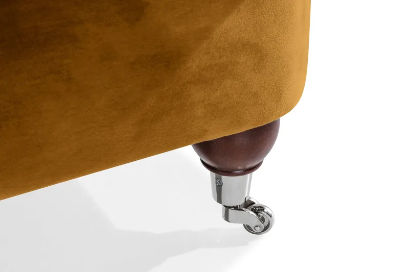 Howard Riviera 2-sits Sammetssoffa - Mörkgul - Möbler - Soffa - Howardsoffor