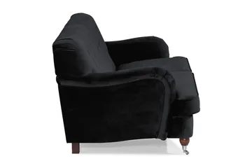 Howard Riviera 2-sits Sammetssoffa - Svart - Möbler - Soffa - Howardsoffor