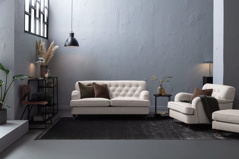 Howard Riviera 2-sits Tygsoffa - Ljusgrå - Möbler - Soffa - Howardsoffor