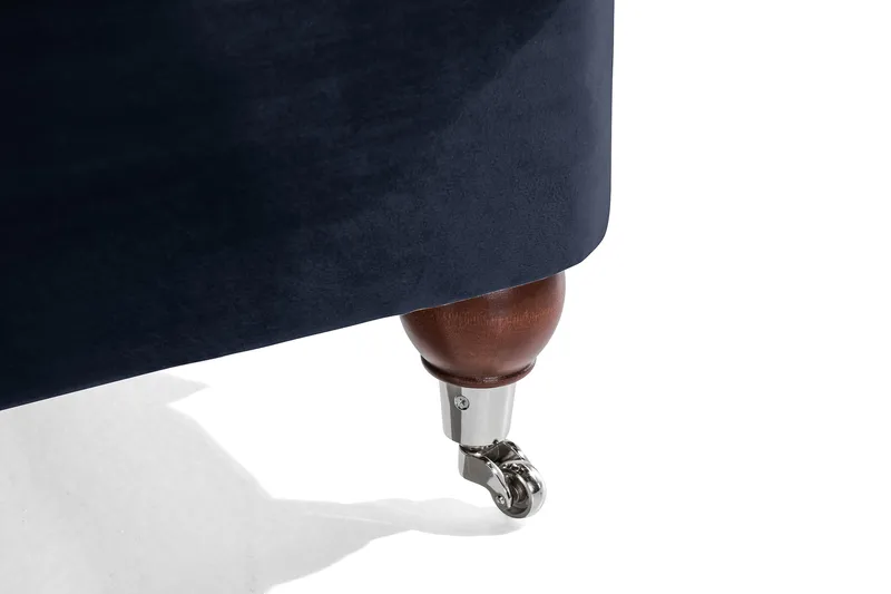 Howard Riviera 3-sits Sammetssoffa - Blå - Möbler - Soffa - Howardsoffor