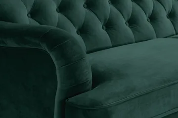 Howard Riviera 3-sits Sammetssoffa - Grön - Möbler - Soffa - Howardsoffor