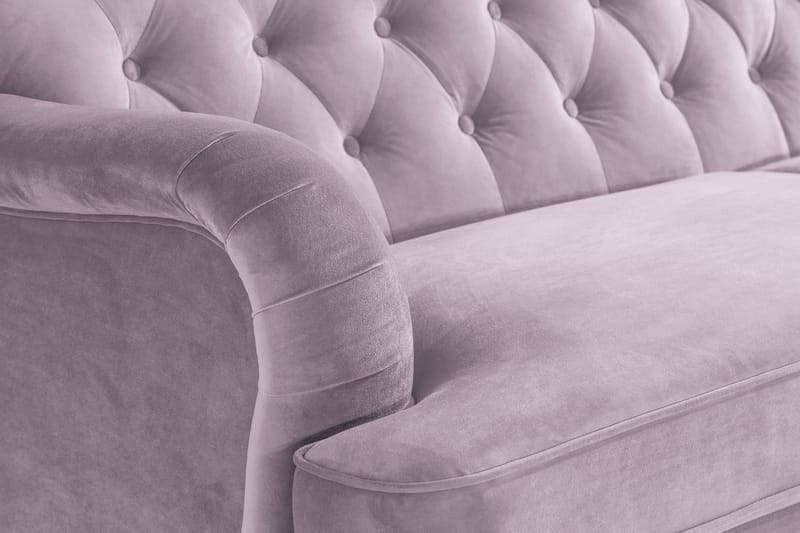 Howard Riviera 3-sits Sammetssoffa - Lila - Möbler - Soffa - Howardsoffor