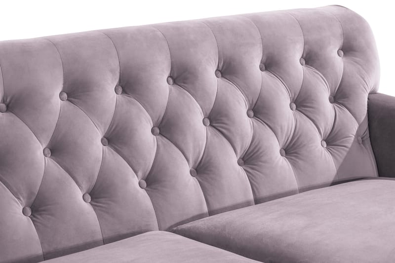Howard Riviera 3-sits Sammetssoffa - Lila - Möbler - Soffa - Howardsoffor