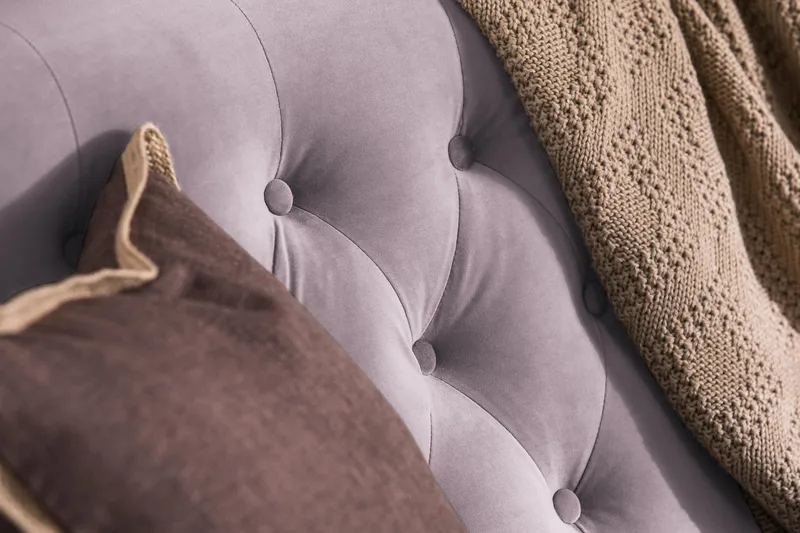 Howard Riviera 3-sits Sammetssoffa - Lila - Möbler - Soffa - Howardsoffor