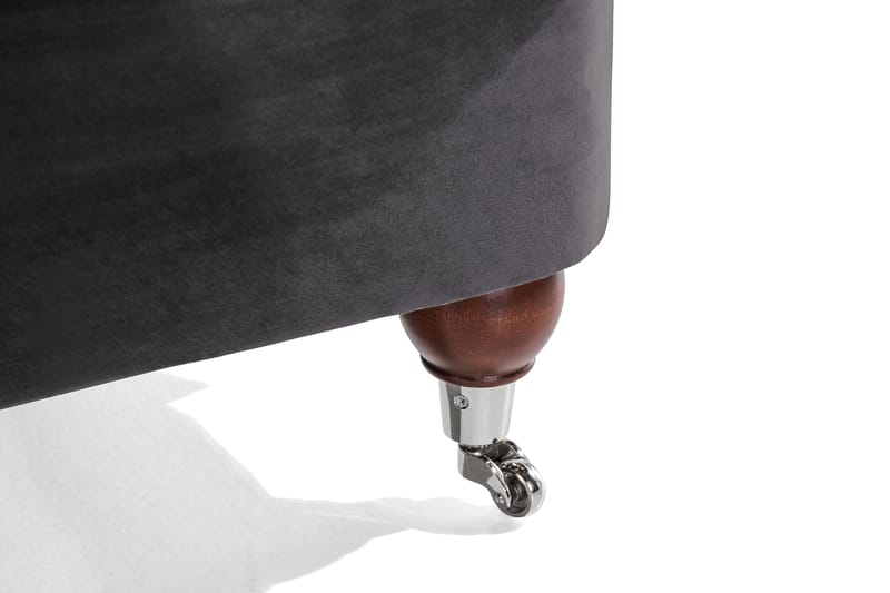 Howard Riviera 3-sits Sammetssoffa - Mörkgrå - Möbler - Soffa - Howardsoffor