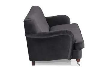 Howard Riviera 3-sits Sammetssoffa - Mörkgrå - Möbler - Soffa - Howardsoffor