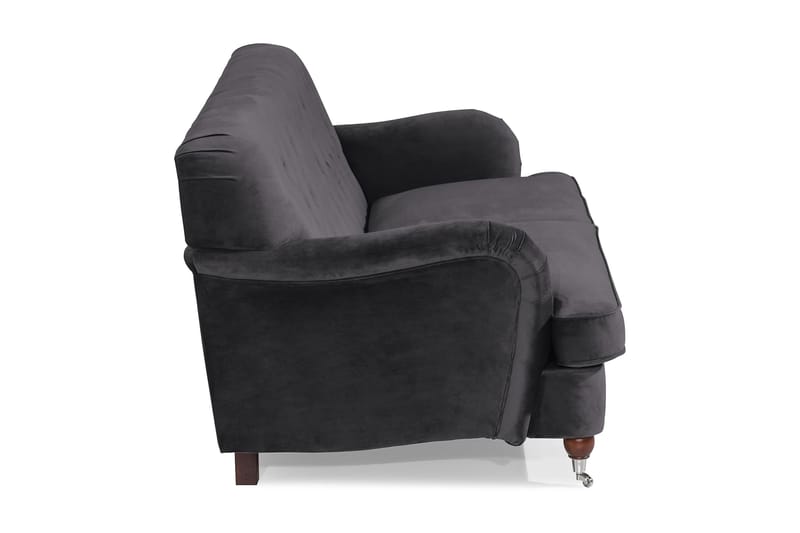 Howard Riviera 3-sits Sammetssoffa - Mörkgrå - Möbler - Soffa - Howardsoffor