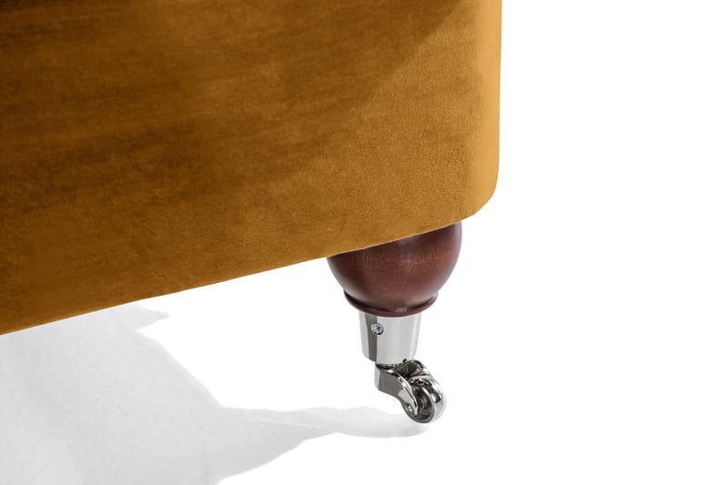 Howard Riviera 3-sits Sammetssoffa - Mörkgul - Möbler - Soffa - Howardsoffor