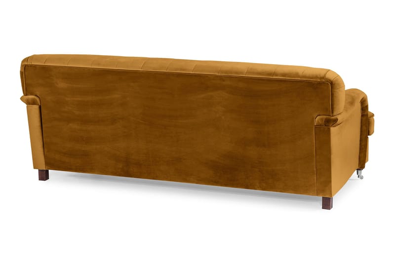 Howard Riviera 3-sits Sammetssoffa - Mörkgul - Möbler - Soffa - Howardsoffor