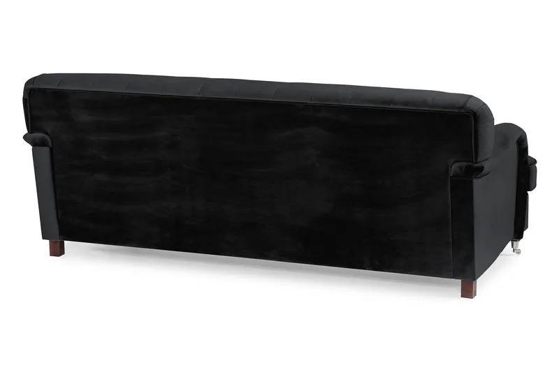 Howard Riviera 3-sits Sammetssoffa - Svart - Möbler - Soffa - Howardsoffor